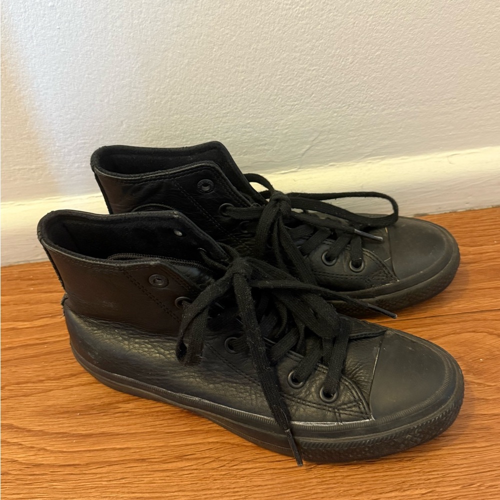 Classic Black High-Top Converse Sneakers